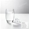 Transparent glass water cup, lemon drink juice cup details Picture